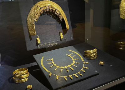 Яка давня наша земля. У Національному музеї Історії України відкрилася виставка «Скіфське золото».